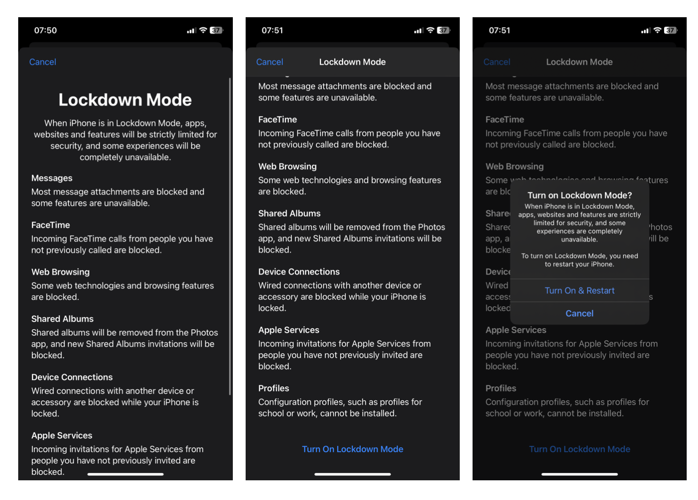 An explanation of Lockdown Mode (Image: Arxiv)