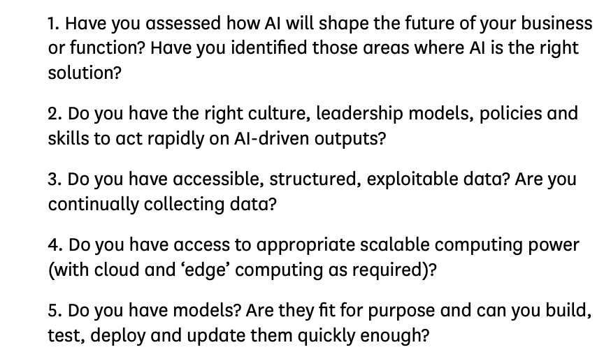 The MoD's test of AI readiness for defence organisations and functions