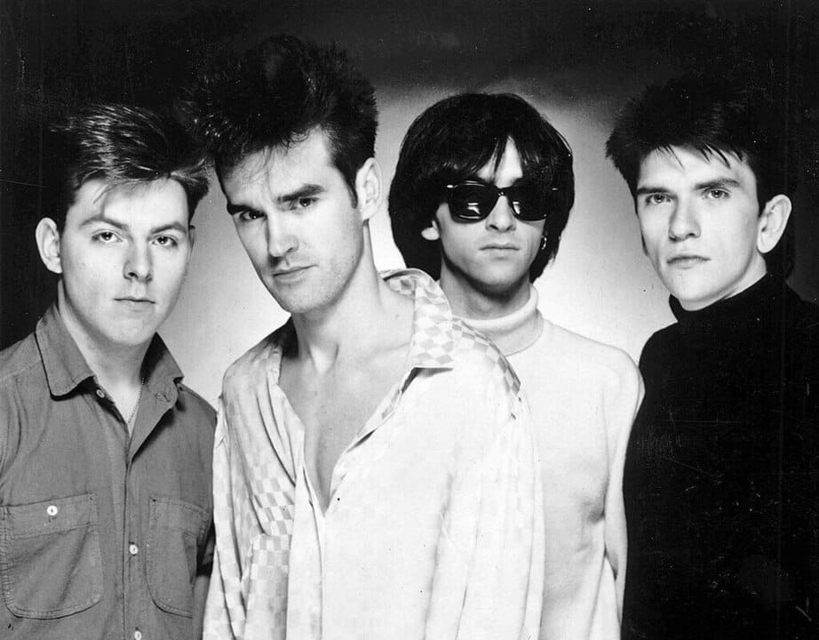 The Smiths, a band whose singer Morrissey (second from left) famously said that jobs "reduce people to absolute stupidity"